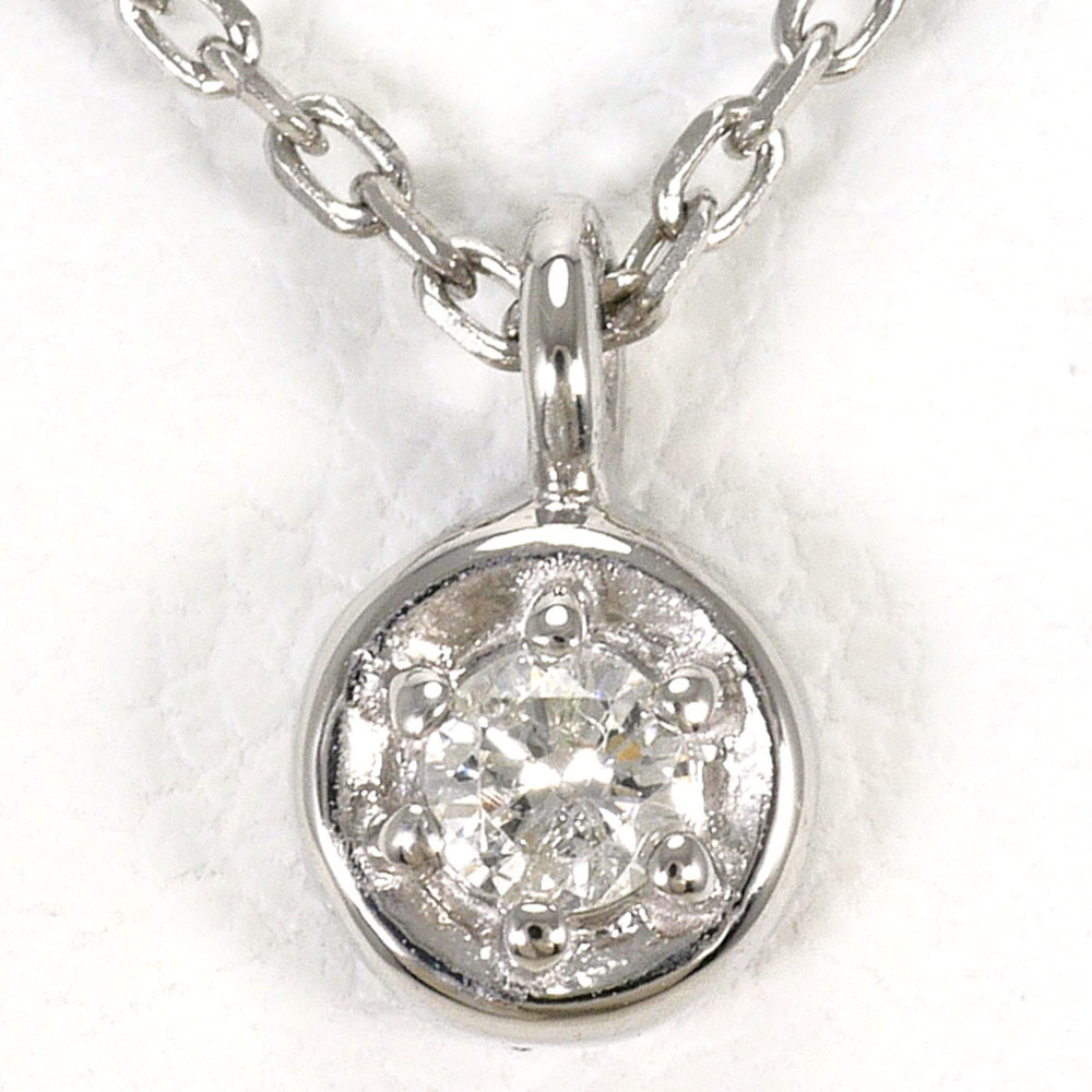 VINTAGE Silver Diamond Necklace